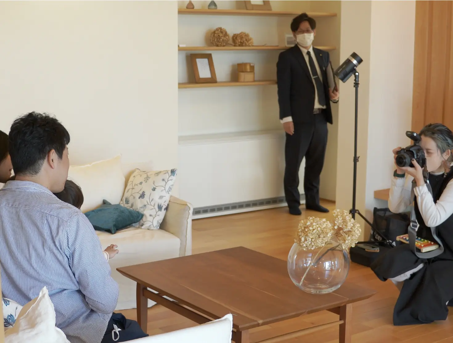 撮影会の様子
